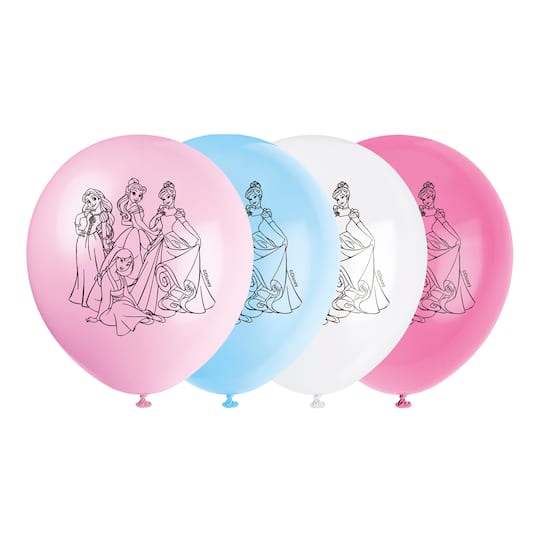 12" Disney® Princess Latex Balloons, 8ct.